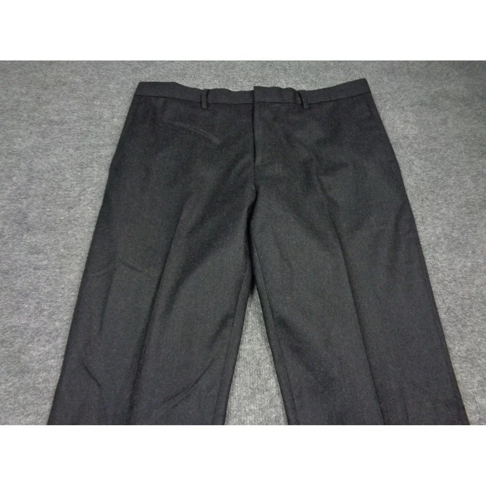 Banana Republic Pants Mens 34x30 Dark Gray Vitale Barberis Canonico Flannel 120s
